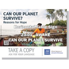 HPG-23.1 - 2023 Edition 1 - Awake - "Can Our Planet Survive - Reasons for Hope" - Table